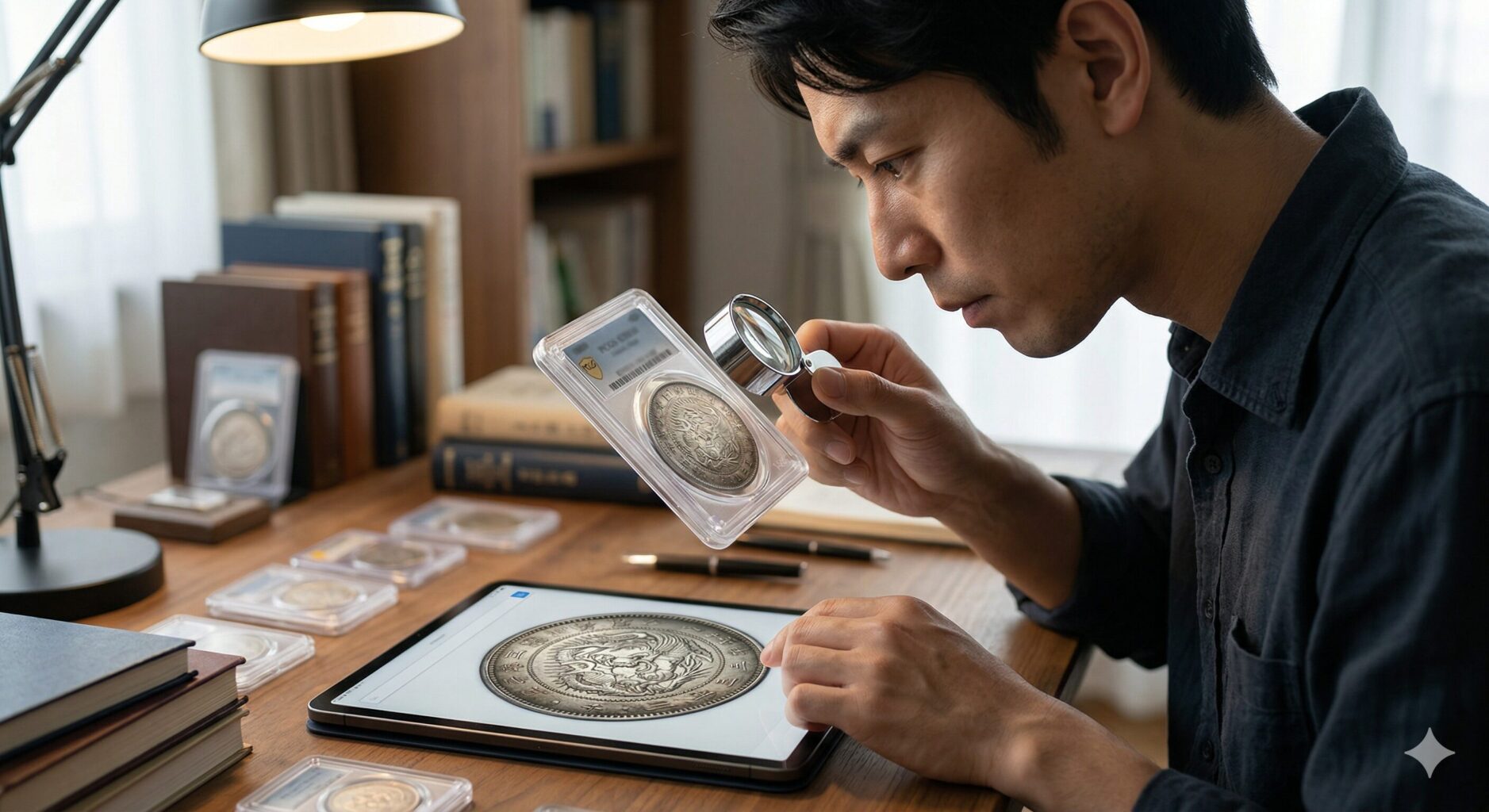 証明書番号と公式データベースの画像照会